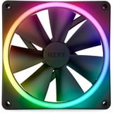 NZXT F140 RGB DUO case fan Zwart, Zonder controller