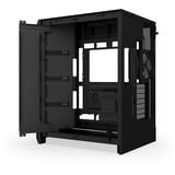NZXT NZXT H9 Flow RGB+ (2025) All Black midi tower behuizing Zwart (mat) | 2x USB-A | 1x USB-C | RGB | Window