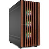 Sharkoon Rebel C70M RGB midi tower behuizing Zwart | 2x USB-A | 1x USB-C | RGB