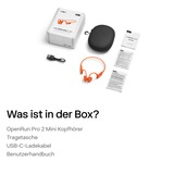 Shokz OpenRun Pro 2 Mini bone conduction headset Oranje