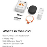 Shokz OpenRun Pro 2 Mini bone conduction headset Oranje