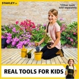 Stanley Junior Hand Tuingereedschap 3-delig SGH012-03-SY Garden Toolset 3 pc, emmertje, schepje, schort, 3 jaar +