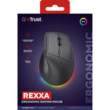 Trust GXT 145 Rexxa verlichte ergonomisch gaming muis Zwart, 200-12800 Dpi