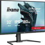 iiyama G-Master Red Eagle GB3271QSU-B2 31.5" gaming monitor Zwart (mat), 180 Hz, HDMI, DisplayPort, USB-C, Audio, AMD FreeSync