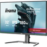 iiyama G-Master Red Eagle GB3271QSU-B2 31.5" gaming monitor Zwart (mat), 180 Hz, HDMI, DisplayPort, USB-C, Audio, AMD FreeSync