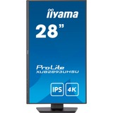 iiyama ProLite XUB2893UHSU-B5 28" 4K Ultra HD Monitor Zwart, HDMI, DisplayPort, Sound