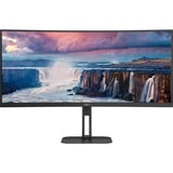 AOC CU34V5C/BK 34" Curved UltraWide monitor Zwart, HDMI, DisplayPort, Sound