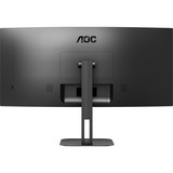 AOC CU34V5C/BK 34" Curved UltraWide monitor Zwart, HDMI, DisplayPort, Sound