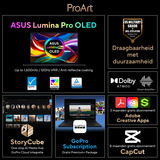 ASUS ProArt P16 H7606WX-SE003X 16"  Copilot+ laptop Zwart | Ryzen  AI 9 HX PRO 370 | RTX 5090 | 64 GB | 2 TB SSD