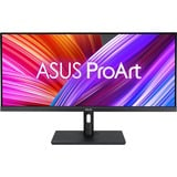 ASUS ProArt PA348CGV 34" UltraWide monitor Zwart, 2x HDMI, 1x DisplayPort, 4x USB-A 3.2 (5 Gbit/s), 1x USB-C