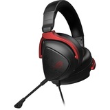 ASUS ROG Delta S Core over-ear gaming headset Zwart/rood, Pc, PlayStation 4, PlayStation 5, Xbox One, Xbox Series X|S, Nintendo Switch