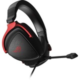 ASUS ROG Delta S Core over-ear gaming headset Zwart/rood, Pc, PlayStation 4, PlayStation 5, Xbox One, Xbox Series X|S, Nintendo Switch