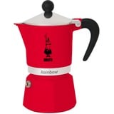 Bialetti Rainbow espressomachine Rood, 3-kops