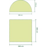 Coleman CO Pavillon Event Shelter  3,65m x 3,65m paviljoen Lichtgrijs/grijs