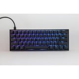 Ducky One 2 Pro Mini Classic RGB mechanisch gaming toetsenbord Zwart, US lay-out (QWERTY), Cherry MX Speed Silver, 60%, RGB led, Double-shot PBT, QUACK Mechanics