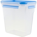 Emsa Clip & Close vershoudbak, 1,5 L doos Transparant/blauw, rechthoekig