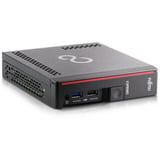 Fujitsu ESPRIMO G558 Refurbished mini-pc Zwart | Core i5-9500T | UHD Graphics 630 | 8 GB | 256 GB SSD