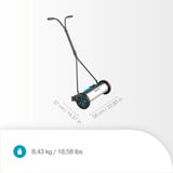 GARDENA Kooimesmaaier Comfort 400 kooimaaier Grijs/turquoise, 11760-20