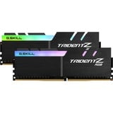 G.Skill 16 GB DDR4-3200 Kit werkgeheugen Zwart, F4-3200C16D-16GTZR, Trident Z RGB, XMP