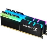 G.Skill 16 GB DDR4-3200 Kit werkgeheugen Zwart, F4-3200C16D-16GTZR, Trident Z RGB, XMP