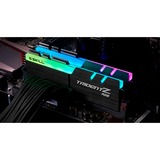 G.Skill 16 GB DDR4-3200 (2x 8 GB) Kit werkgeheugen Zwart, F4-3200C16D-16GTZR, Trident Z RGB, XMP