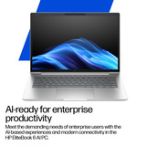 HP EliteBook 6 G1i AI (AD3P9ET) 13.3"  laptop Zilver | Ultra 5 225U | Intel Graphics | 16 GB | 512 GB SSD