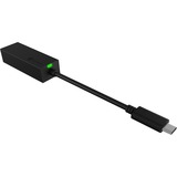 ICY BOX IB-LAN100-C3 USB-C > Gigabit Ethernet LAN adapter Zwart