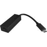 ICY BOX USB-C Gigabit Ethernet LAN Adapter IB-LAN100-C3 Zwart