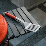Kamado Joe Krafted stalen spatel Roestvrij staal/rood