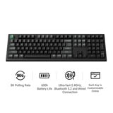 Keychron K10 Ultra 8K Wireless Custom Mechanical Keyboard Zwart, US lay-out (QWERTY), Keychron Apex Banana, 100%, RGB leds, OSA Double-shot PBT, USB-C | 2.4 GHz | Bluetooth 5.2