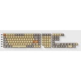 Keychron OEM Dye-Sub PBT Full Keycap-Set - Wheat Grey keycaps Geel/grijs, 137 Stuks, US-Layout (ANSI)