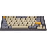 Keychron OEM Dye-Sub PBT Full Keycap-Set - Wheat Grey keycaps Geel/grijs, 137 Stuks, US-Layout (ANSI)