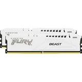 Kingston FURY Beast 64 GB DDR5-6000 (2x 32 GB) werkgeheugen Wit, KF560C30BWEK2-64, XMP 3.0, EXPO 1.1