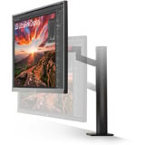 LG Ergo IPS Monitor met USB Type-C 31.5" 4K Ultra HD Zwart, 1x DisplayPort, 2x HDMI, 1x USB-C, 2x USB-A