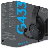 Logitech G433 7.1 Surround  over-ear gaming headset Zwart