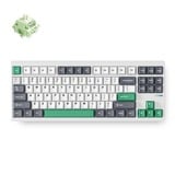 MCHOSE GX87 Lite: White Nano Spraying Matcha Latte V2 Aluminum Custom Mechanical toetsenbord Wit, Huano Matcha Latte V2, RGB, Hot swap, Double-Shot PBT, draadloos | Bluetooth | USB-C
