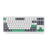 MCHOSE GX87 Lite: White Nano Spraying Matcha Latte V2 Aluminum Custom Mechanical toetsenbord Wit, Huano Matcha Latte V2, RGB, Hot swap, Double-Shot PBT, draadloos | Bluetooth | USB-C
