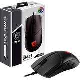 MSI Clutch GM41 Lightweight V2 gaming muis Zwart, 400-16000dpi