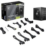 MSI MAG A750GL PCIE5 II, 750 Watt voeding  Zwart, 1x 12VHPWR, 3x PCIe, kabelmanagement