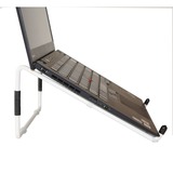 R-Go Tools Steel Travel Laptopstandaard Wit