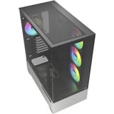 Sharkoon AK7 ARGB midi tower behuizing Zwart | 2x USB-A | 1x USB-C | RGB | Tempered Glass