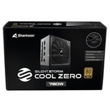 Sharkoon SilentStorm Cool Zero 750W voeding  Zwart, 4x PCIe, Kabel-Management