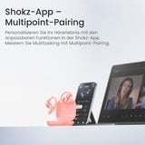 Shokz OpenFit Air open-ear hoofdtelefoon Pink