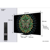 TCL 55MQLED75L QD-Mini LED 4K Ultra HD Smart TV 55" Zwart, 4x HDMI, LAN, Wi-Fi 5, Bluetooth 5.4, USB-A
