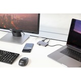 Targus USB-C DP Alt Mode Single Video 4K HDMI/VGA Docking Station Grijs, + 100W Power Delivery