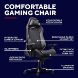 Trust GXT 721 Ruya Pro Premium Comfortabele Gaming Stoel Zwart/geel