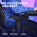 Trust GXT 721 Ruya Pro Premium Comfortabele Gaming Stoel Zwart/geel
