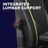 Trust GXT 721 Ruya Pro Premium comfortabele gamingstoel Zwart/geel