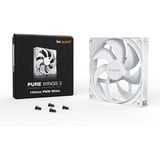 be quiet! Pure Wings 3 140 mm PWM White case fan Wit, 4-pin PWM fan-connector