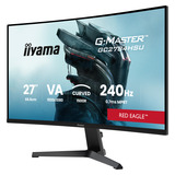iiyama G-Master Red Eagle GC2784HSU-B1 27" curved gaming monitor Zwart, 2x HDMI, 1x DisplayPort, USB, Audio, AMD Free-Sync, 240 Hz
